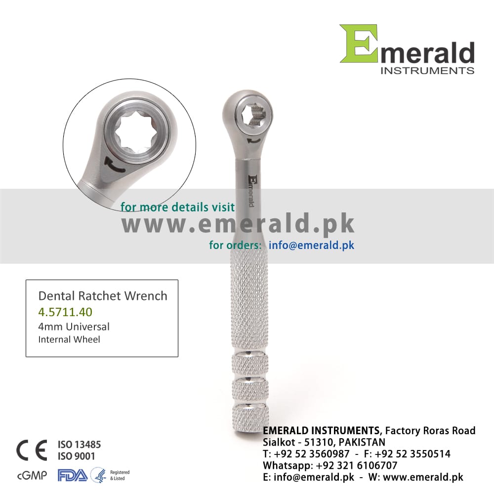 Dental Ratchet Wrench – EMERALD INSTRUMENTS, Geräte