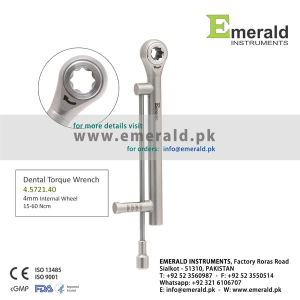 Dental Implants Torque Wrench 4mm