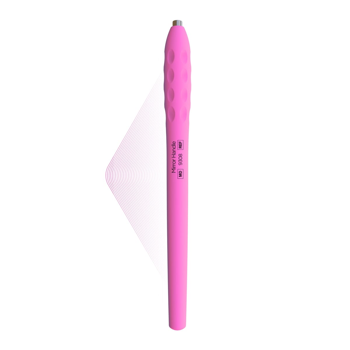 ErgoLite Mirror handle, Petal Pink | ErgoLite X 10500 – ErgoDenta ApS, Mundspiegel und Zubehör