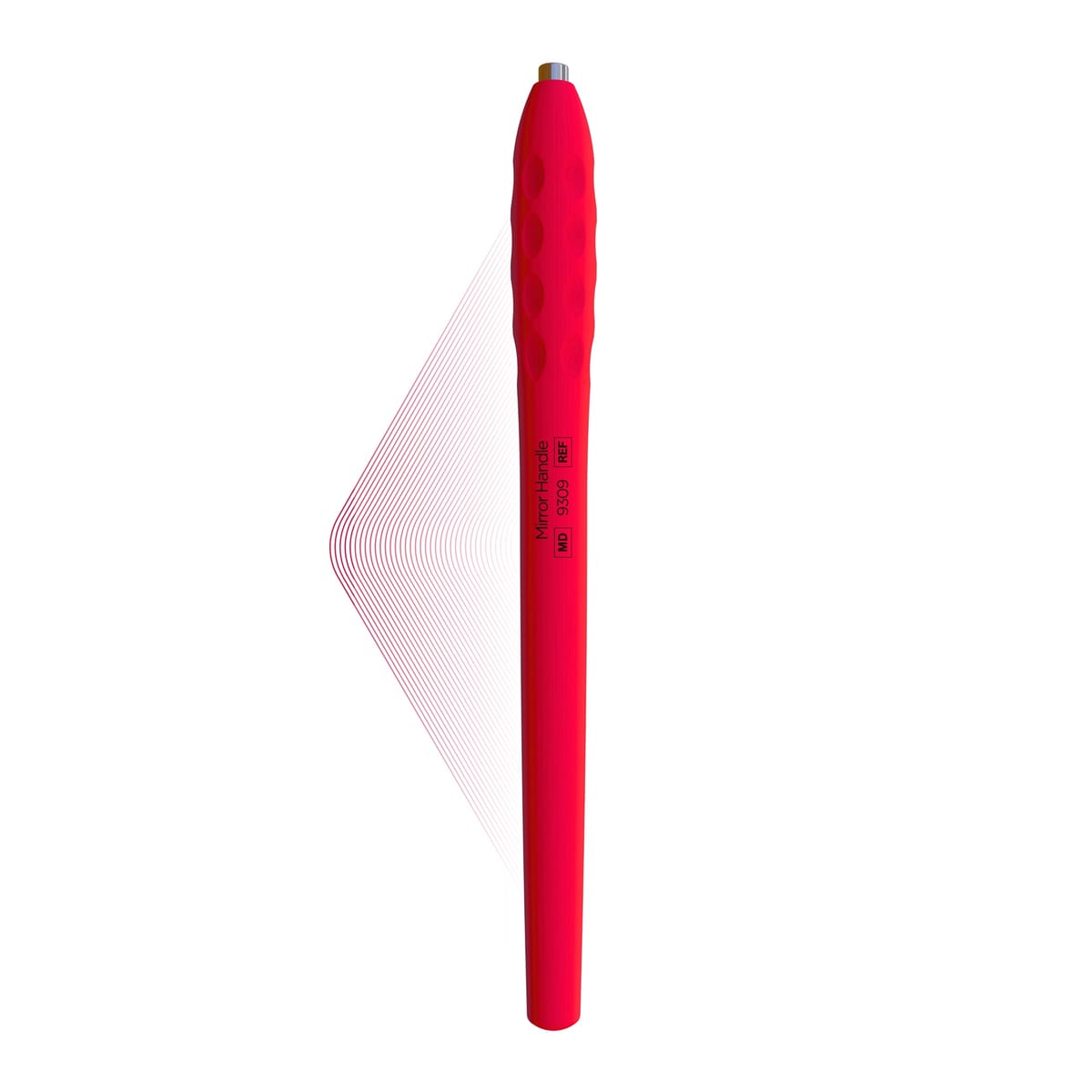 ErgoLite Mirror handle, Ruby Pink | ErgoLite X 10501 – ErgoDenta ApS, Mouth Mirrors and Accessories