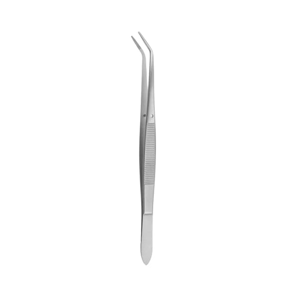 Flagg Tweezer, Half Serrated, Fig 3. | ErgoDenta 3616-1A