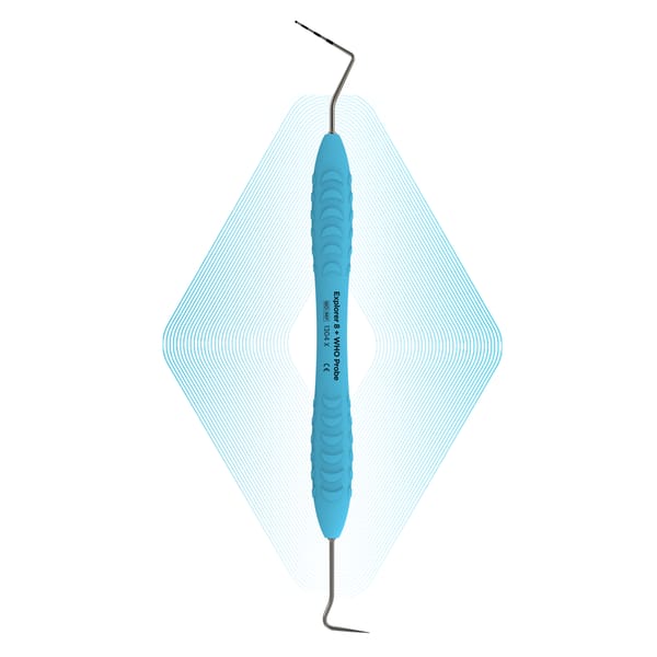 Explorer 8 + WHO Probe 11.5mm (ball end) | ErgoDenta 10878