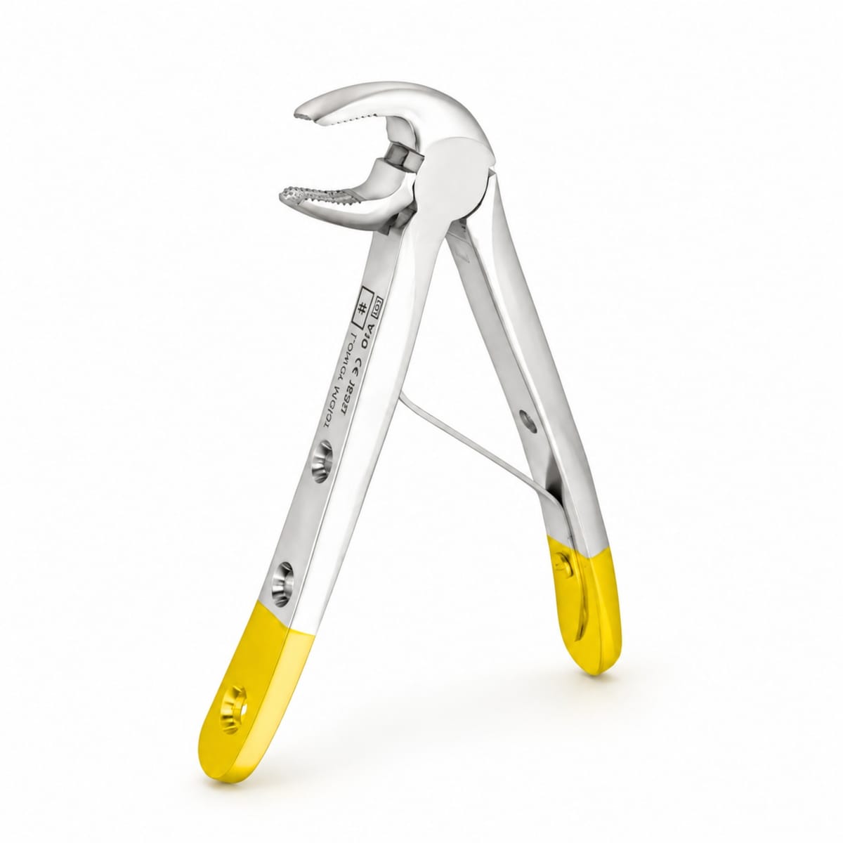 Fig. 6, Lower Molars | Diamond Child Extraction Forcep | ErgoDenta 5020-6 – ErgoDenta ApS, Diamond-Coated Extraction Forceps