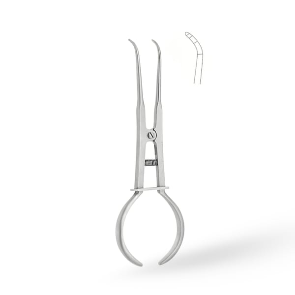Rubber Dam Clamp Forceps Washington, 17cm | ErgoDenta 2713