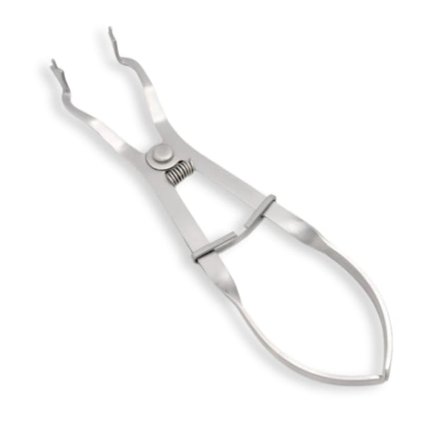 Rubber Dam Clamp Forceps Ivory, 17cm | ErgoDenta 2715