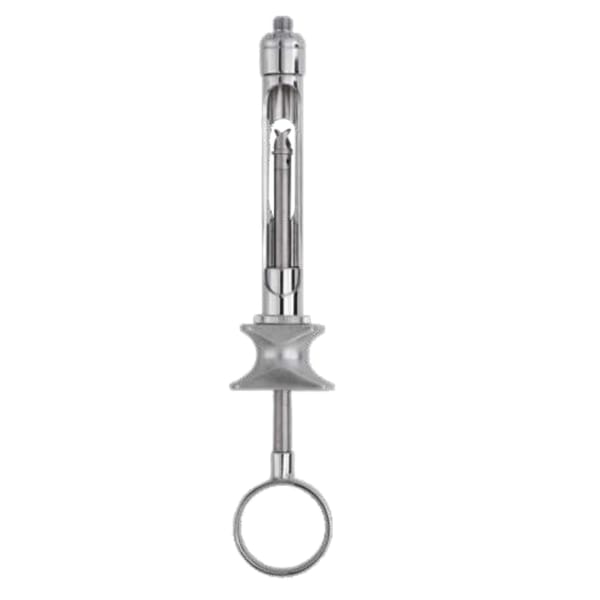 Cylinder Cartridge Syringe, 2.2 ml, Chrome-plated, with Metric Thread, with aspiration | ErgoDenta 3907