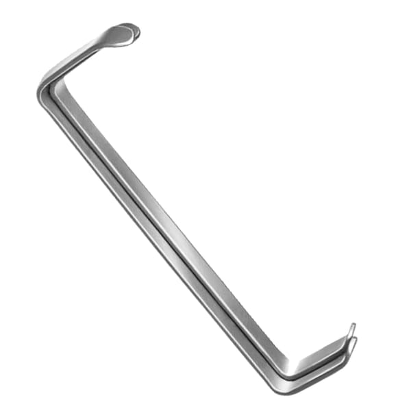 Farabeuf Retractor, Set of 2 pcs, 12cm Fig. 1, 26 x 10 mm / 30 x 13 mm Fig. 2, 30 x 10 mm / 34 x 13 mm | ErgoDenta 4101