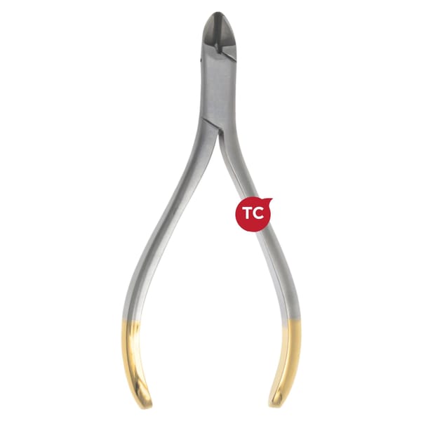 Ligature Cutter 15º Angle, 12cm TC | ErgoDenta 4275