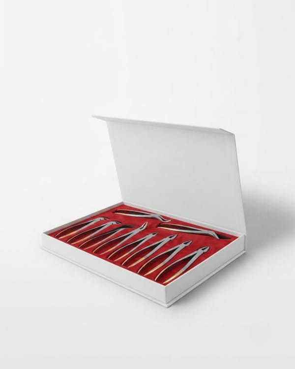 Diamond Extraction Forceps Kit, 10pcs | ErgoDenta 5025