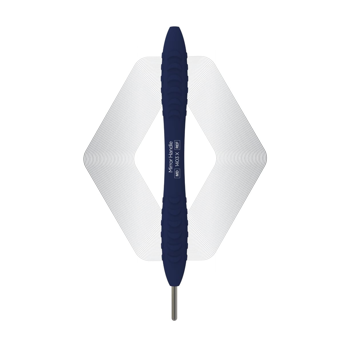 Mirror handle, Deep Blue | ErgoX® 1403 X – ErgoDenta ApS, Mouth Mirrors and Accessories
