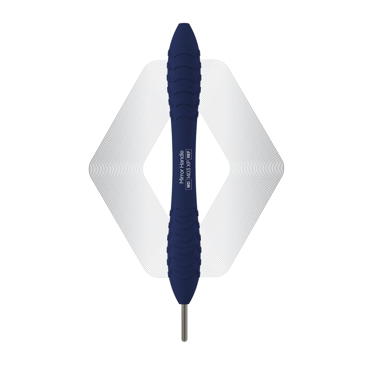Plus, Mirror handle, Deep Blue | ErgoX® Plus 1403 XP – ErgoDenta ApS, Mouth Mirrors and Accessories