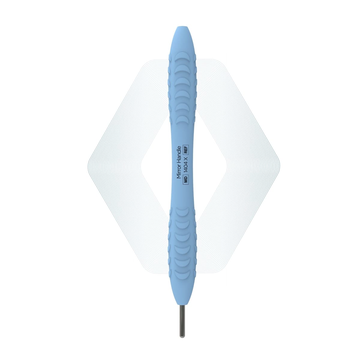 Mirror handle, Sky Cyan | ErgoX® 1404 X – ErgoDenta ApS, Mouth Mirrors and Accessories