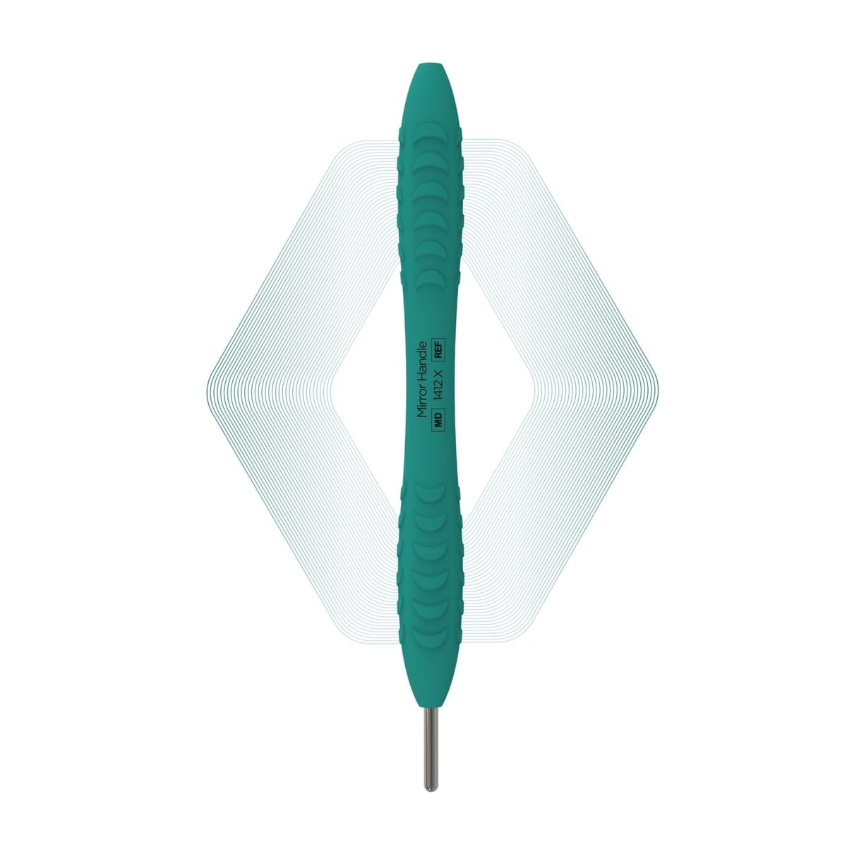 Mirror handle, Teal Deep | ErgoX® 1412 X – ErgoDenta ApS, Mouth Mirrors and Accessories