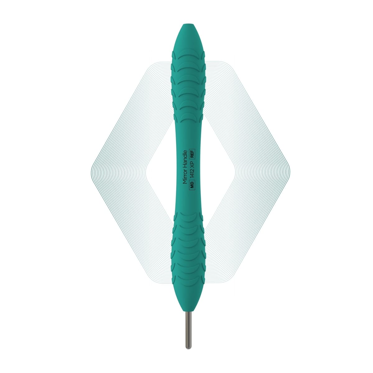 Plus, Mirror handle, Teal Deep | ErgoX® Plus 1412 XP – ErgoDenta ApS, Mouth Mirrors and Accessories