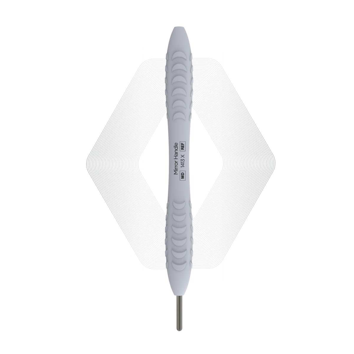 Mirror handle, Misty Cyan | ErgoX® 1413 X – ErgoDenta ApS, Mouth Mirrors and Accessories