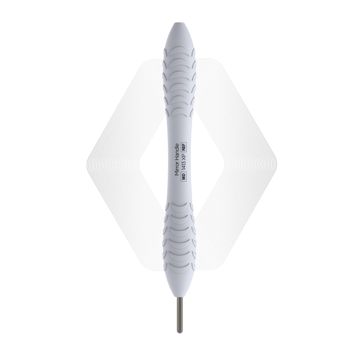 Plus, Mirror handle, Misty Cyan | ErgoX® Plus 1413 XP – ErgoDenta ApS, Mouth Mirrors and Accessories