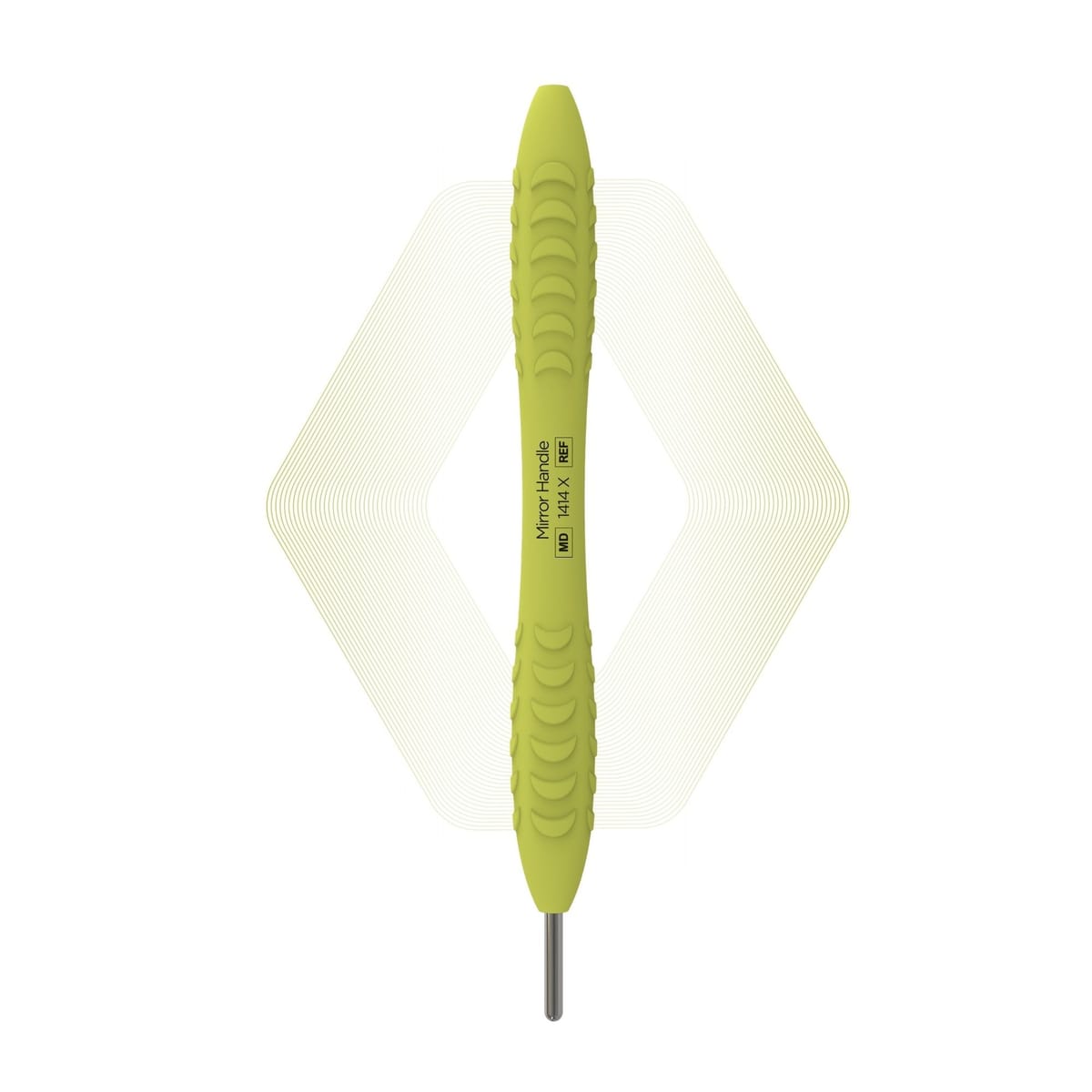 Mirror handle, Lemon Green | ErgoX® 1414 X – ErgoDenta ApS, Mouth Mirrors and Accessories