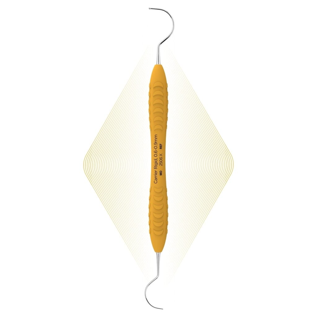 Base Carrier - Rigid, 0.6-0.9mm | ErgoDenta 11175 – ErgoDenta ApS, Application Tips