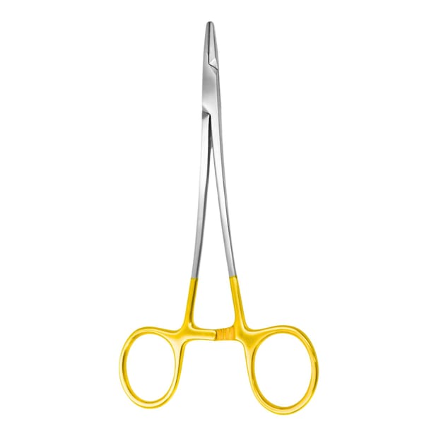 Crile-Wood Needle Holder, Straight, 18cm, TC | ErgoDenta 3227-2S