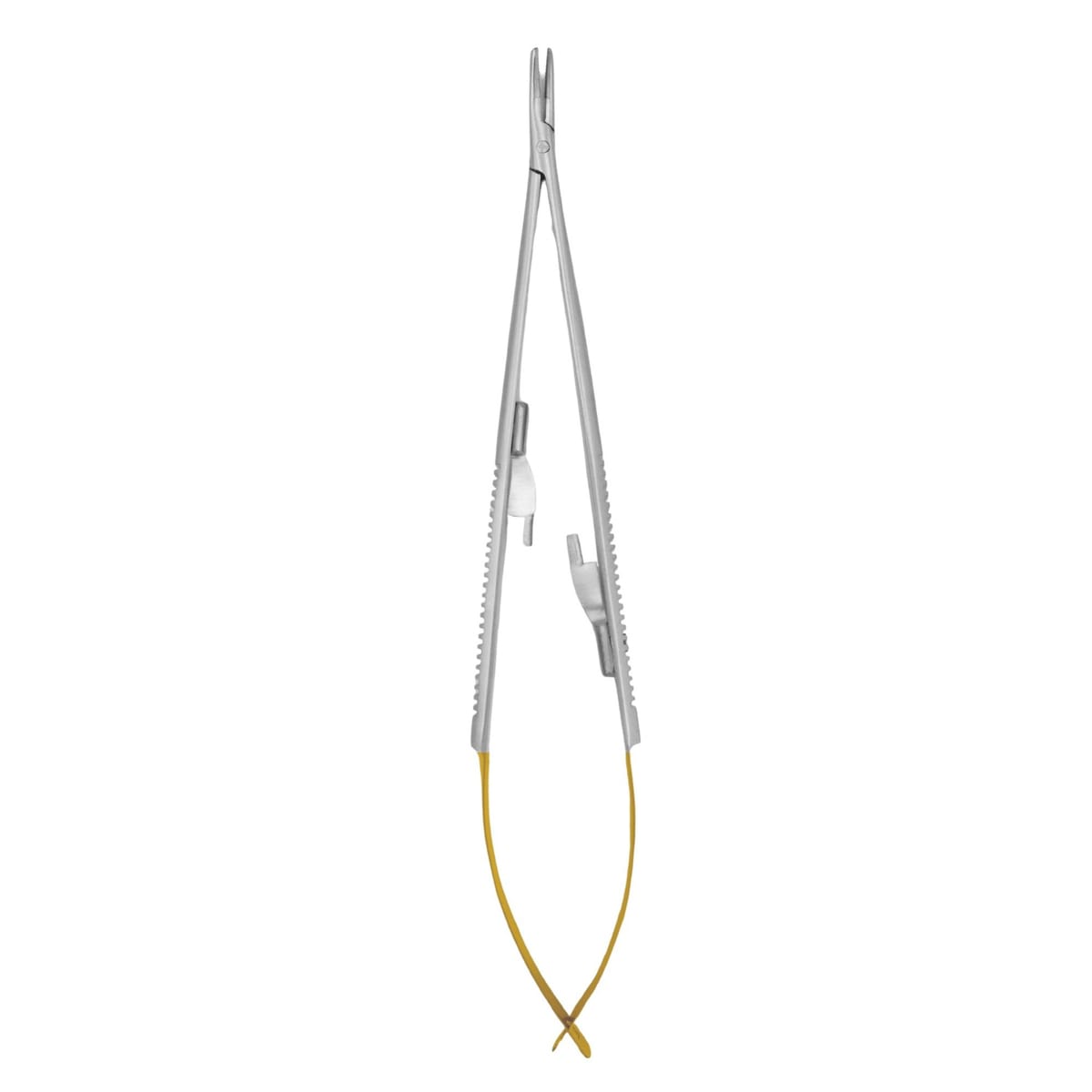 Castervejio Micro Needle Holder, Straight, 18cm, TC | ErgoDenta 3332-2S – ErgoDenta ApS, Accessories for Suture Materials
