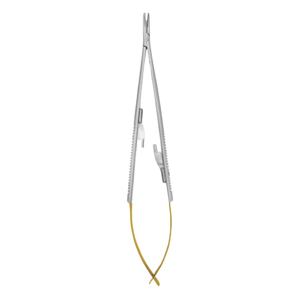 Castervejio Micro Needle Holder, Straight, 18cm, TC | ErgoDenta 3332-2S