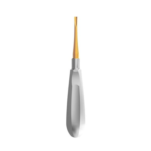 Luxating Elevator Gold, Straight, 4mm — Classic Handle | ErgoDenta 6002-3G