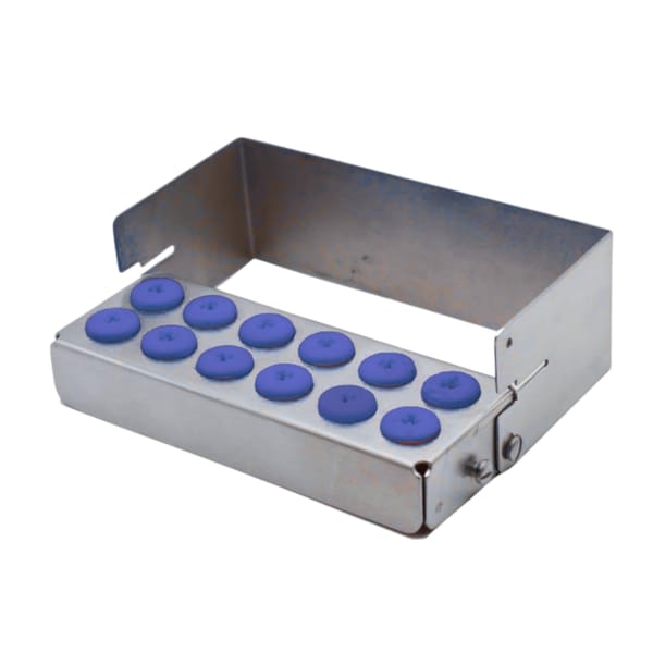 Bur Holder for 12, Blue | ErgoDenta 7383B