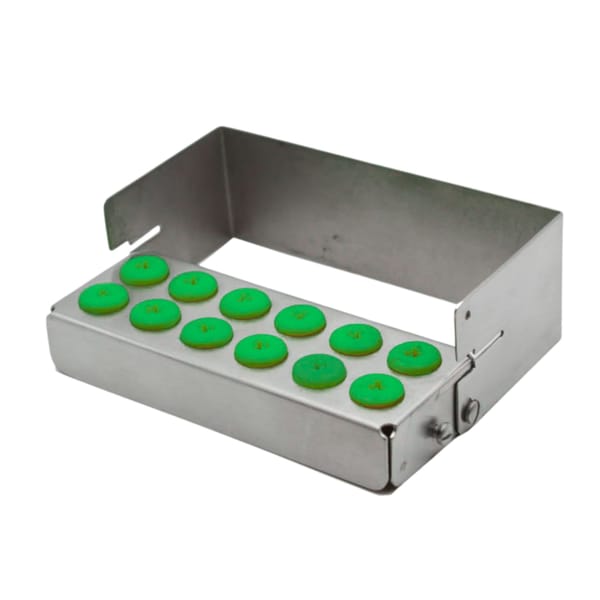 Bur Holder for 12, Green | ErgoDenta 7383G