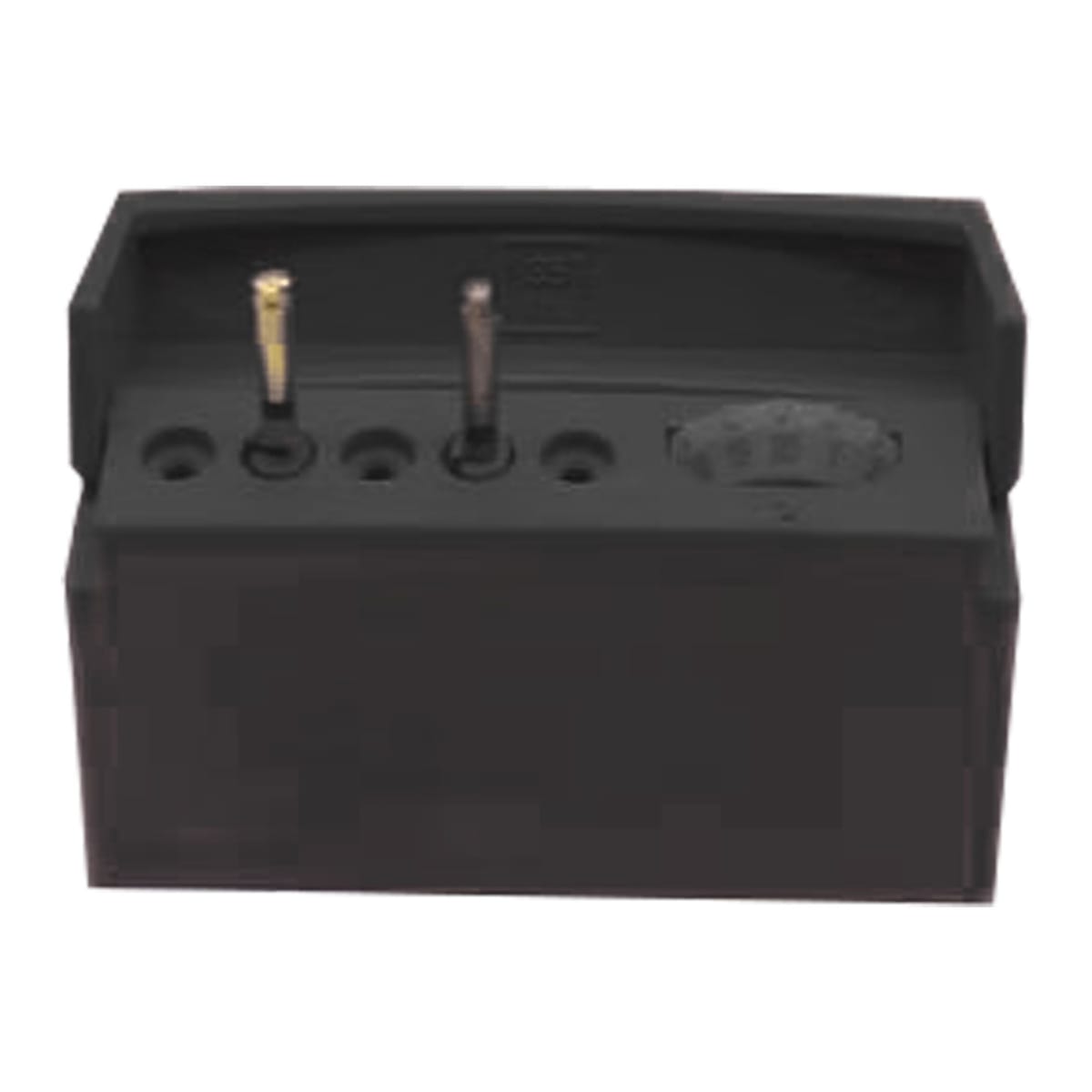 Endodontic block with memory holder, 5 holes, Black | ErgoDenta 7462K – ErgoDenta ApS, Zubehör für Wurzelbehandlung