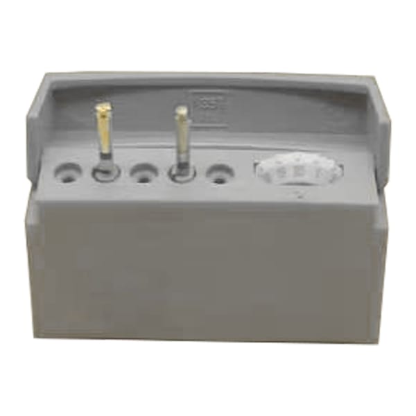 Endodontic block with memory holder, 5 holes, Grey | ErgoDenta 7462I