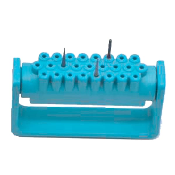 Opening Disinfection Frame Resistant to high temperature and pressure, 25 Holes, Sky Blue | ErgoDenta 7457S