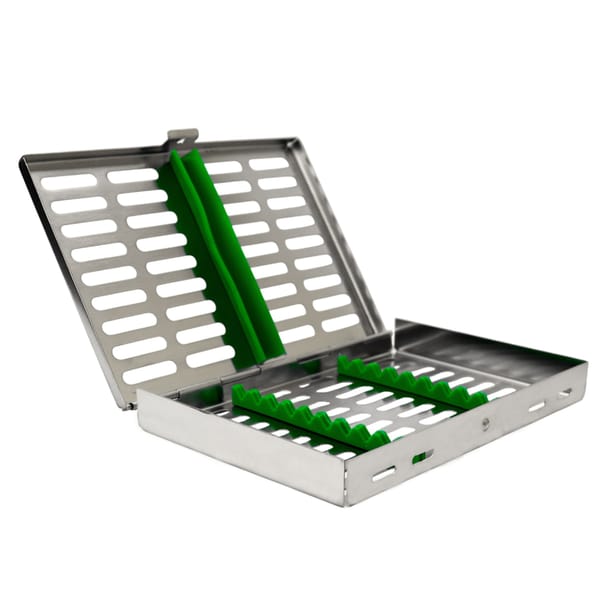 Sterilization Cassette for 10, Green | ErgoDenta 5533G