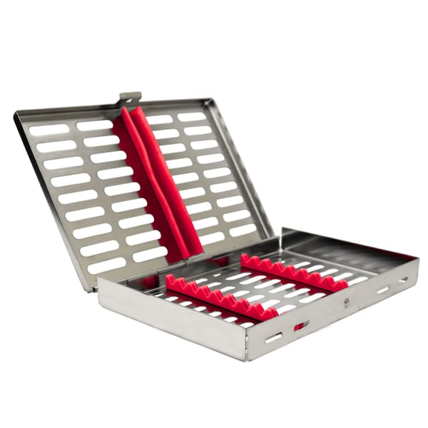 Sterilization Cassette for 10, Red | ErgoDenta 5533R