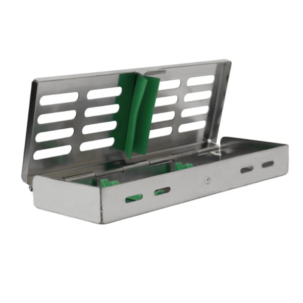 Sterilization Cassette for 5, Green | ErgoDenta 5531G