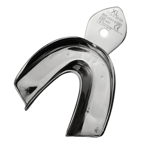 Non-Perforated Impression Tray – Lower Jaw – Size XL 4551-5