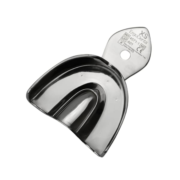 Non-Perforated Impression Tray – Upper Jaw – Size XS 4571-1
