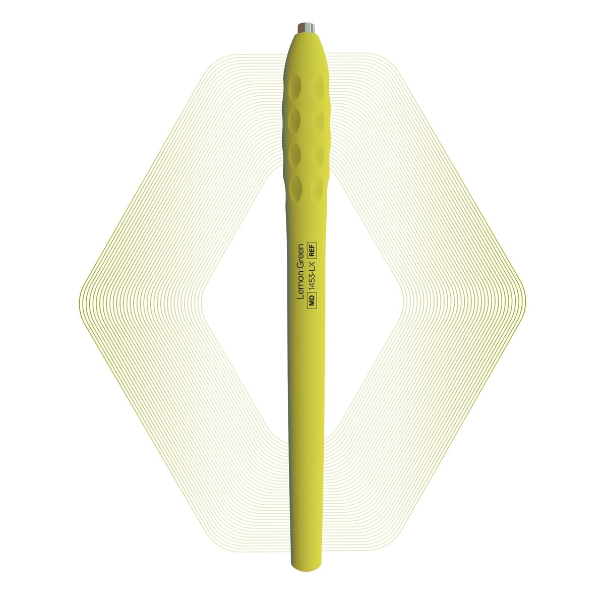 ErgoLX Plus - ErgoTip Handle, Single-end, Lemon Green | ErgoTip 1453-LX – ErgoDenta ApS, Handpieces