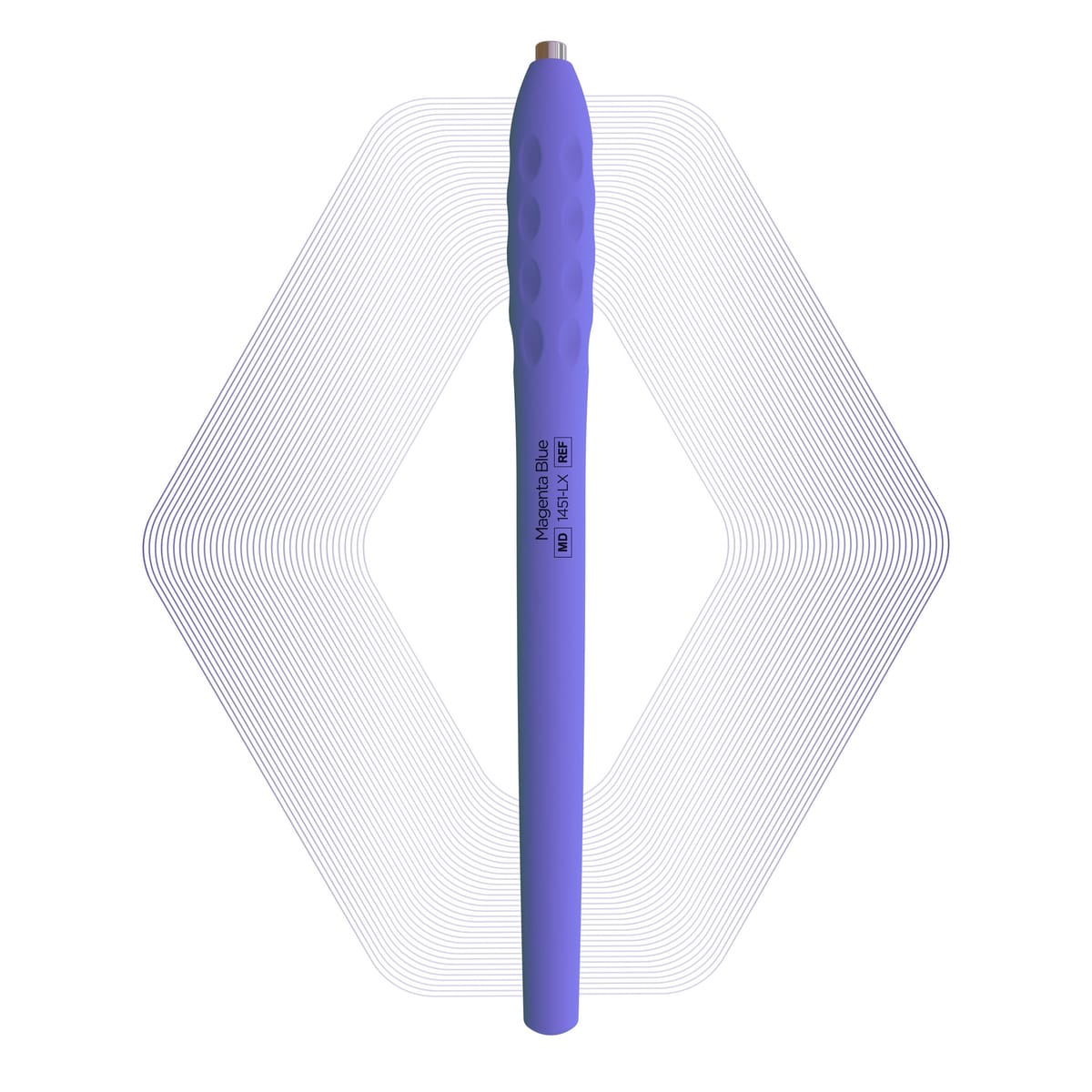 ErgoLX Plus - ErgoTip Handle, Single-end, Magenta Blue | ErgoTip 1451-LX – ErgoDenta ApS, Handstücke