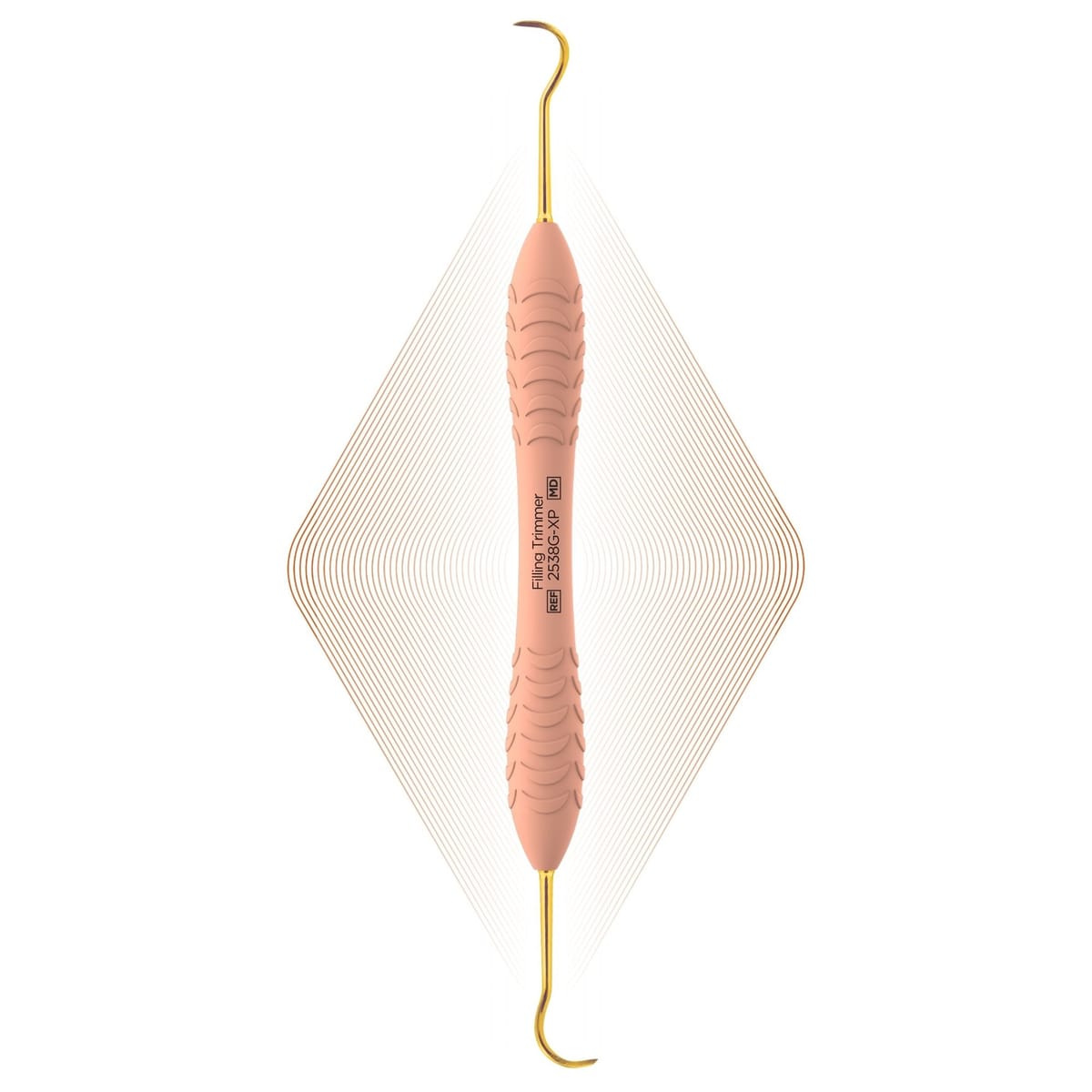 Filling Trimmer, Gold | ErgoSlip ErgoX® Plus 2538G-XP – ErgoDenta ApS, Composite Instruments