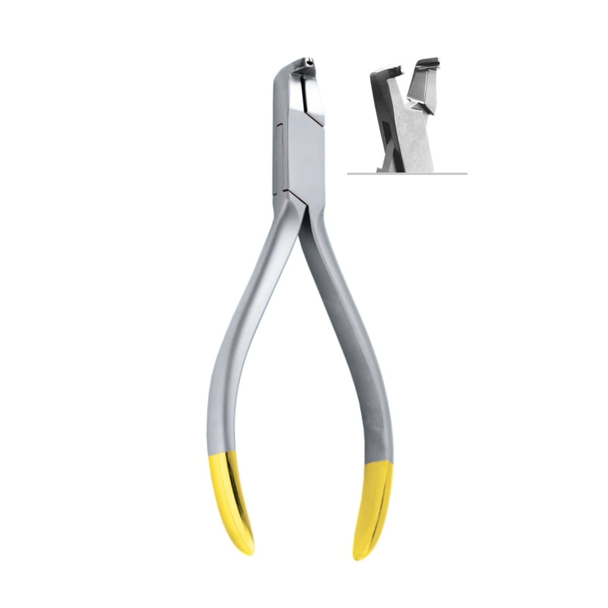 Flush Cutter, ▢ 0.41x0.55mm / .016x.021” ,◯ 0,3mm / .012”,13cm,TC 4611 – ErgoDenta ApS, Pliers