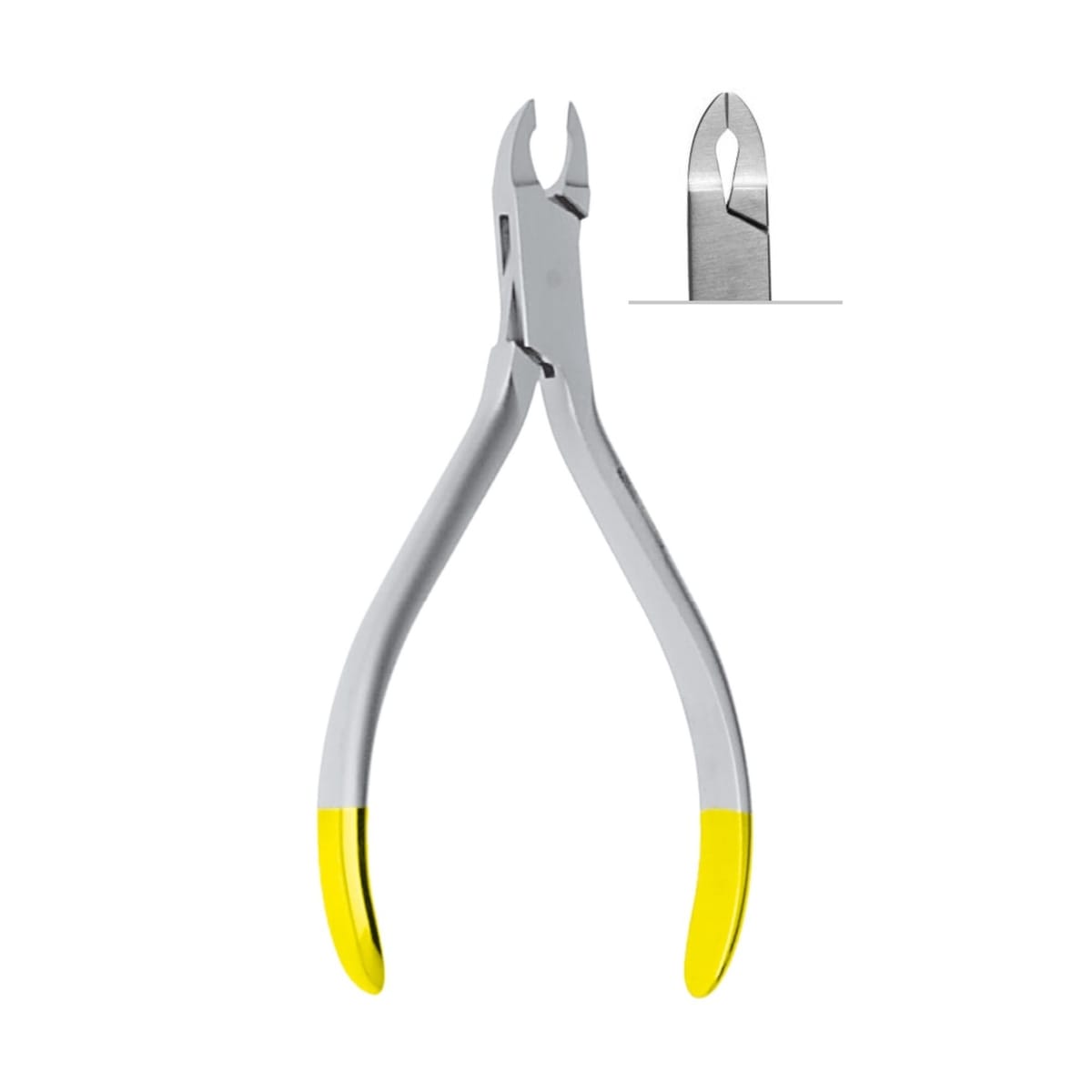 ANGLE Wire Cutter, ◯ Max. Ø 0,3mm / .012” ,13cm,TC 4621 – ErgoDenta ApS, Pliers