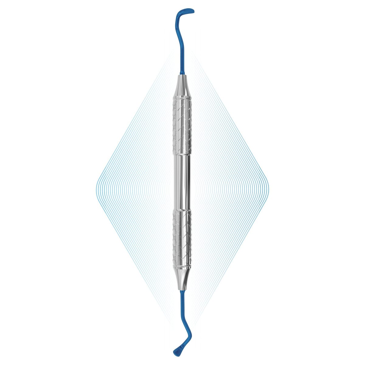 Curettes #1, 4mm-4mm, Blue | ErgoDenta 7201B-SP – ErgoDenta ApS, Curettes