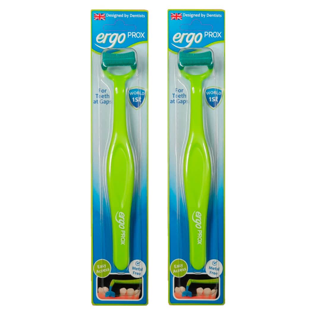 Lot de deux brosses à dents ErgoProx