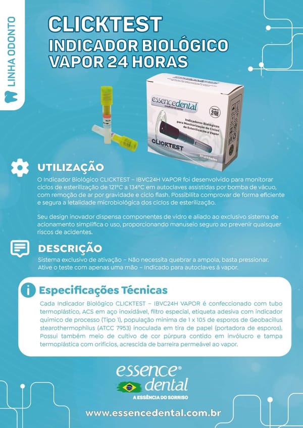 CLICK TEST INDICADOR BIOLÓGICO