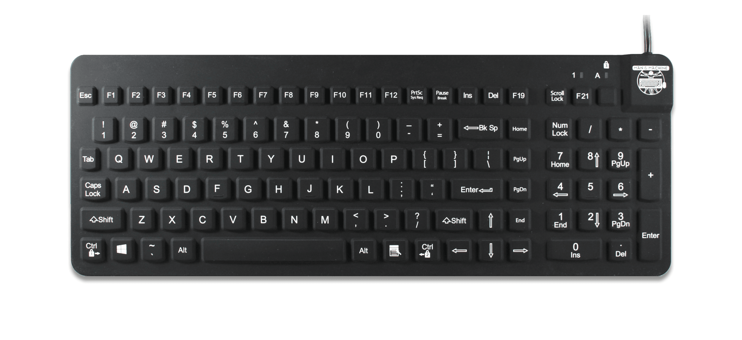 Man & Machine Really Cool Tastatur (Schwarz) – Man & Machine Europe