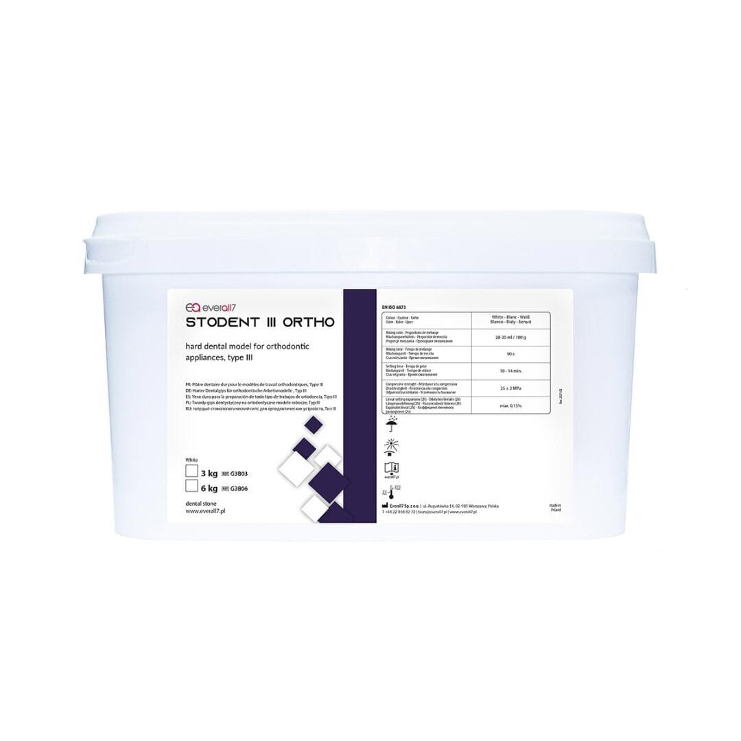 Stodent III Ortho – Everall7 Sp. z o.o., Gypsum Products