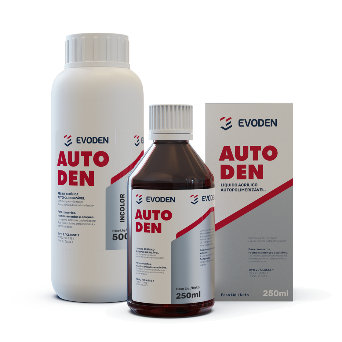 Autoden® – EVODEN PRODUTOS ODONTOLOGICOS LTDA, Acrylic Resins