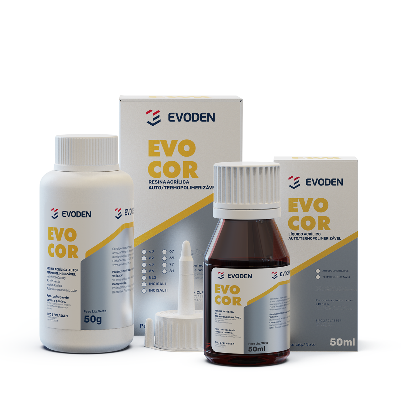 Evocor – EVODEN PRODUTOS ODONTOLOGICOS LTDA, Acrylic Resins