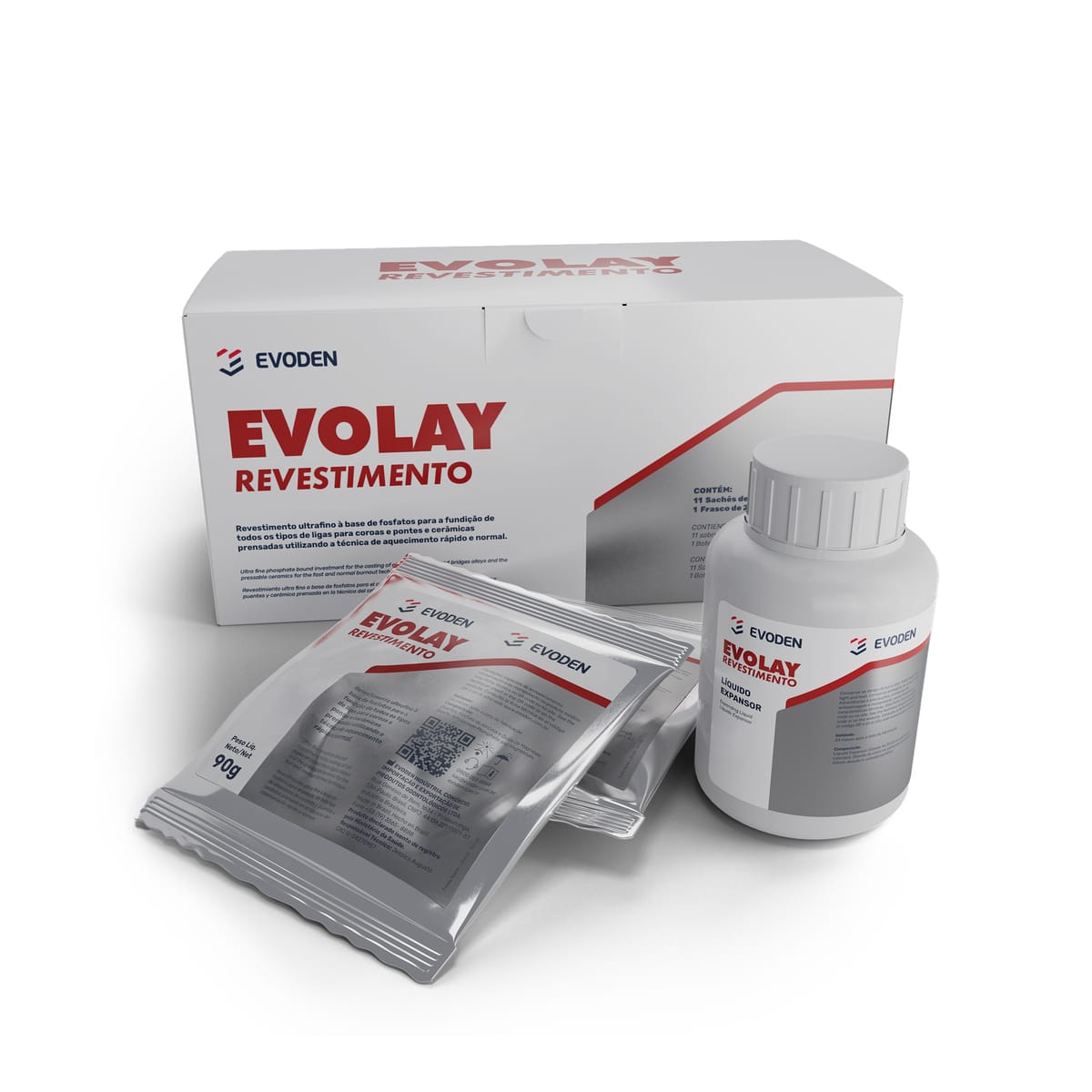 Evolay Einbettmasse – EVODEN PRODUTOS ODONTOLOGICOS LTDA, Keramikmassen