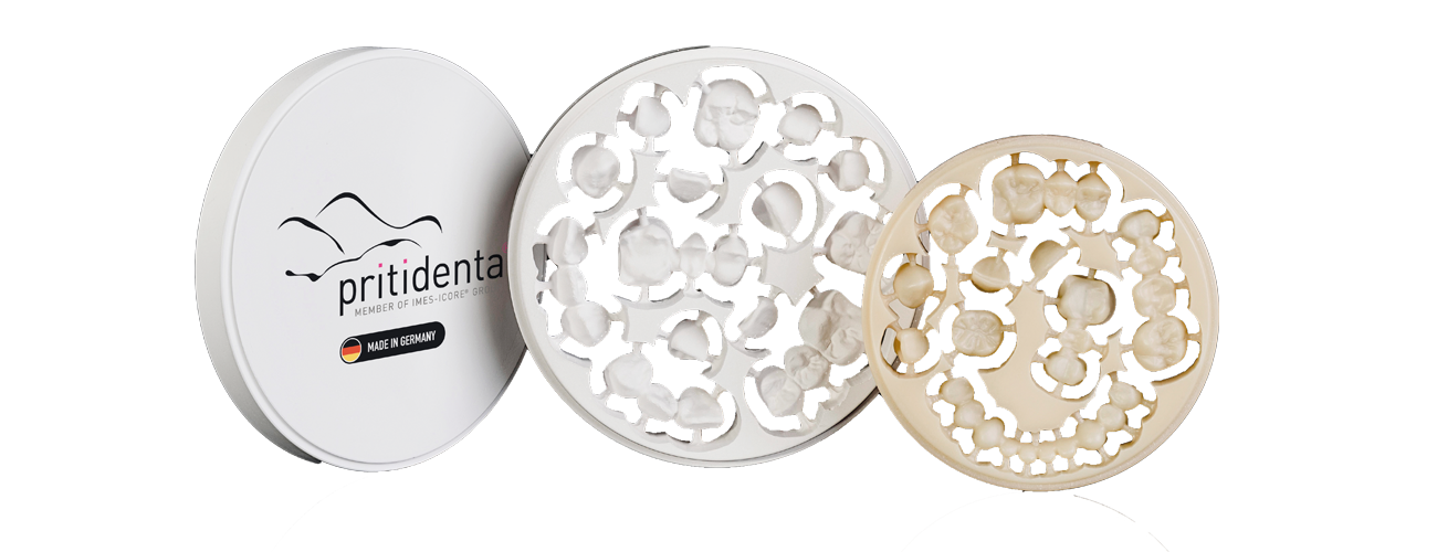 pritidenta® Blanks - Hochleistungsfähige Zirkoniumdioxid und CAD/CAM-Materialien